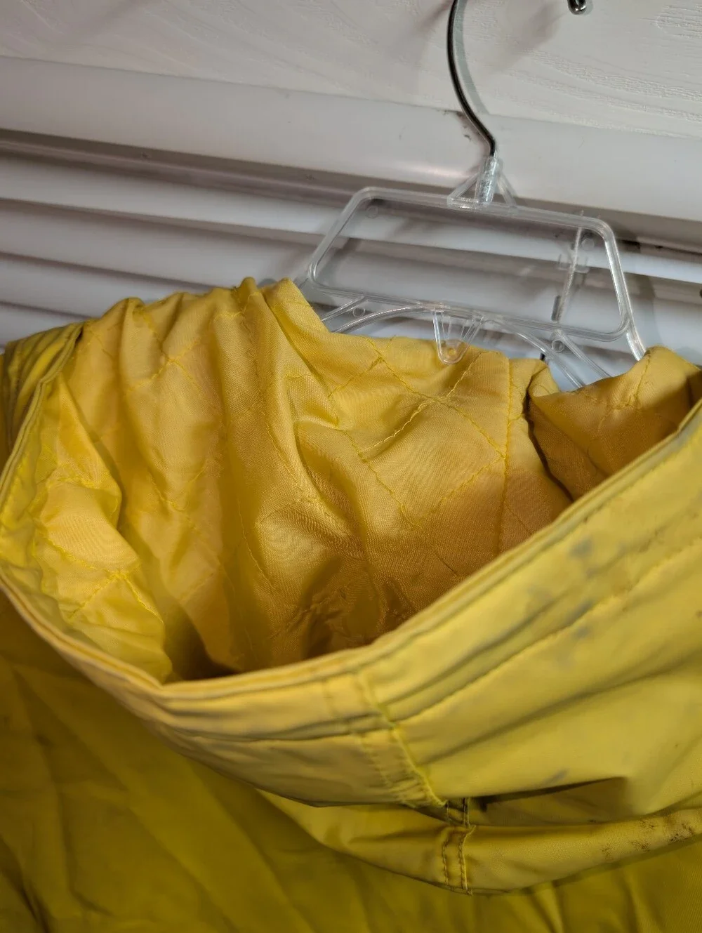Ozark Trail Yellow Hooded Raincoat - Waterproof Outdoor Jacket (XL)